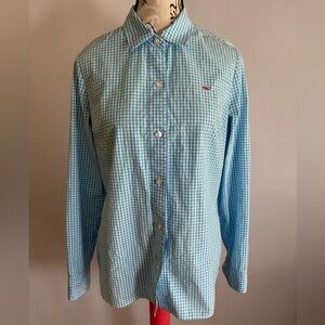 Vineyard Vines Women’s Blue Gingham Shirt